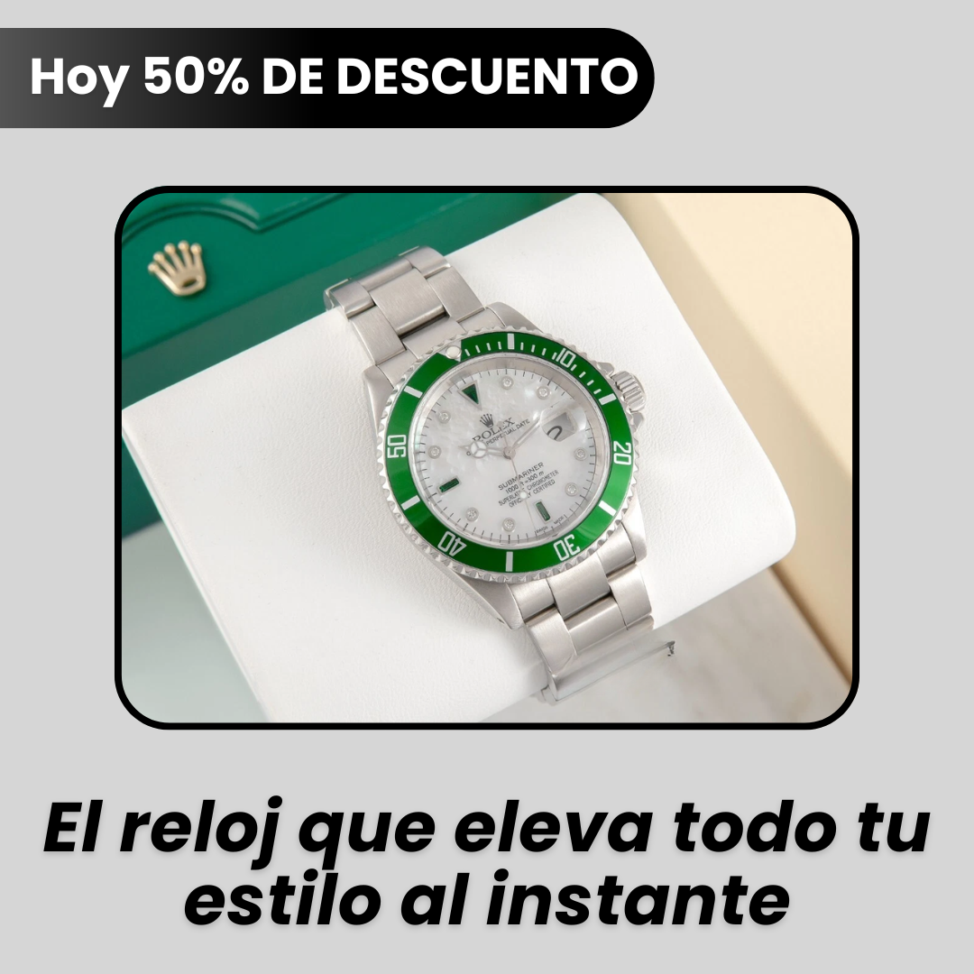 ROLEX SUBMARINER VERDE/BLANCO