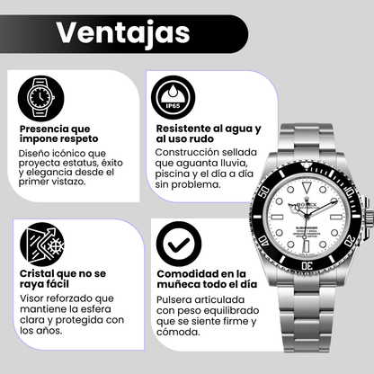ROLEX SUBMARINER BLANCO/NEGRO