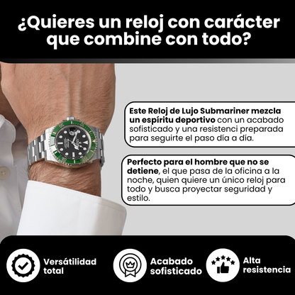 ROLEX SUBMARINER VERDE/NEGRO