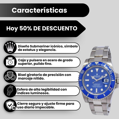 ROLEX SUBMARINER AZUL