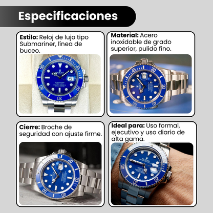 ROLEX SUBMARINER AZUL