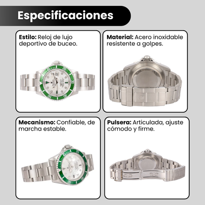 ROLEX SUBMARINER VERDE/BLANCO