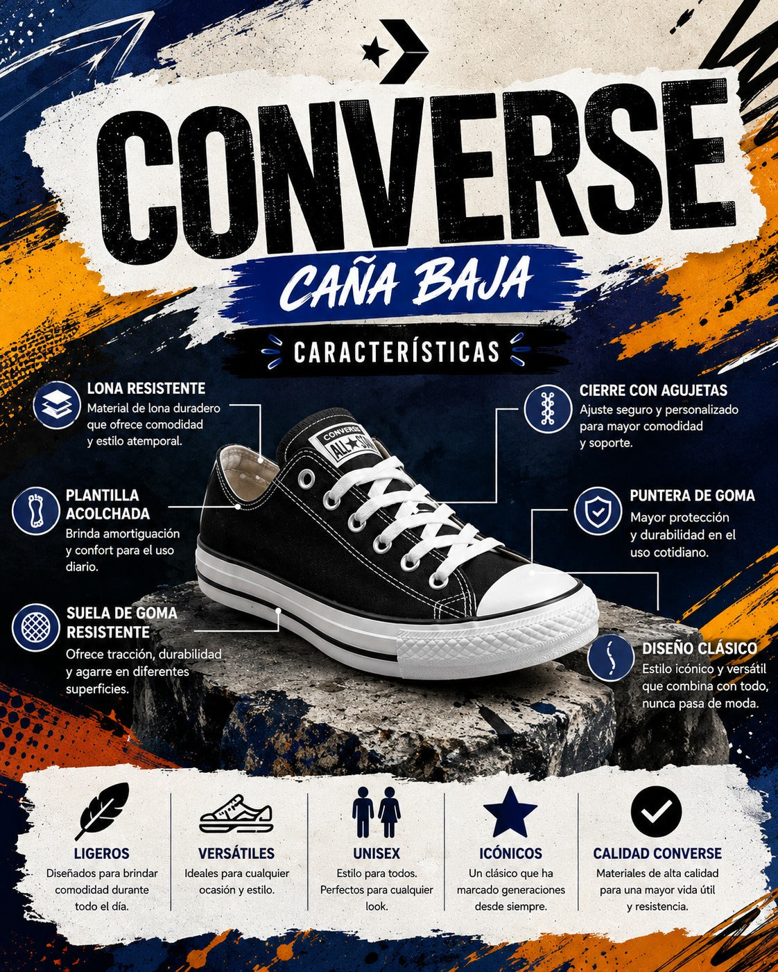 CONVERSE ALL STAR CAÑA BAJA