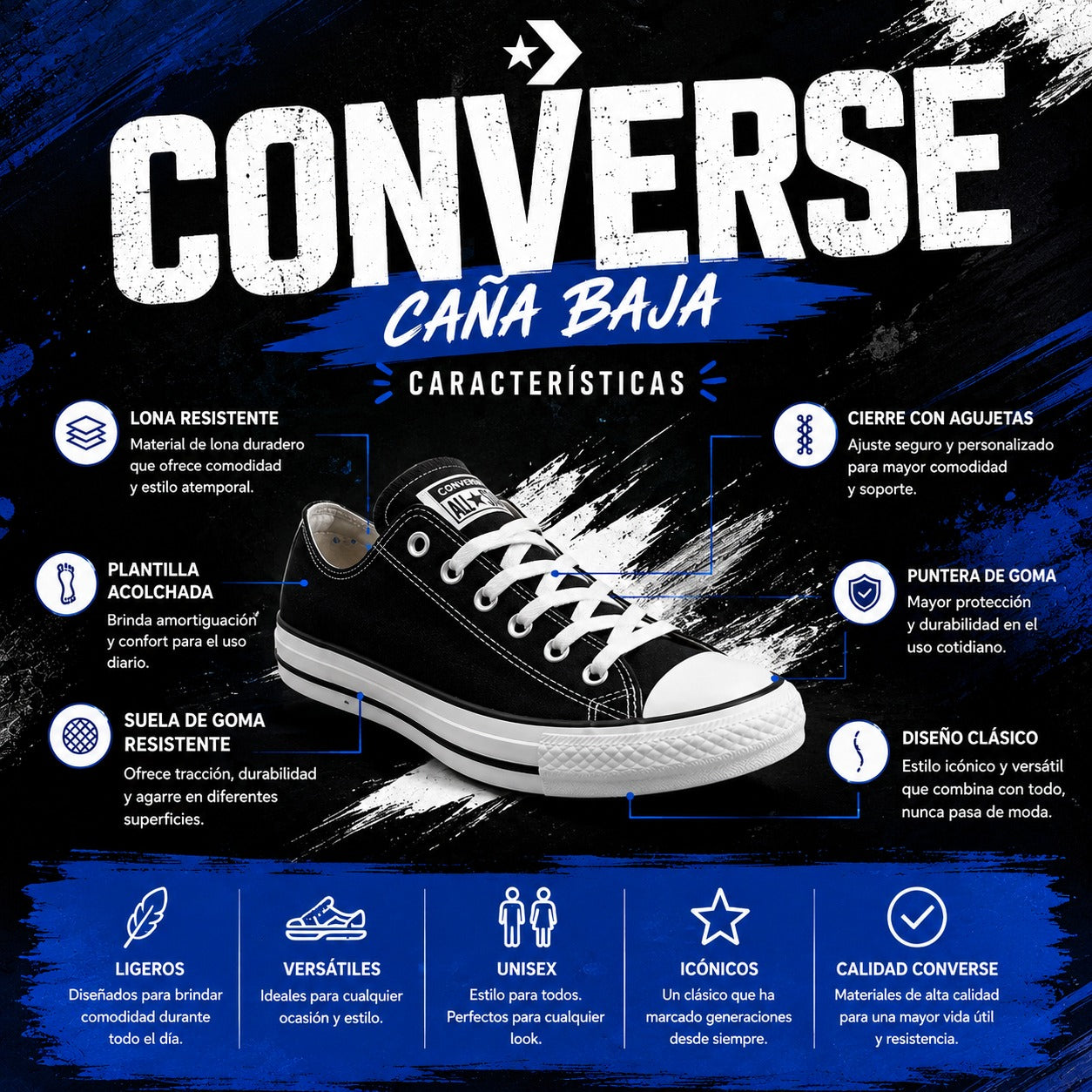 CONVERSE ALL STAR CAÑA BAJA