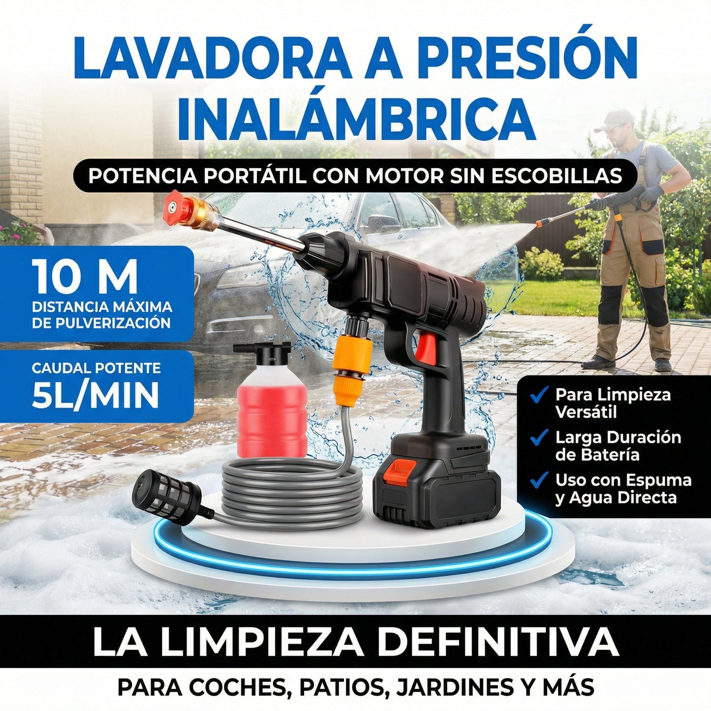 PISTOLA DE ALTA PRESIÓN