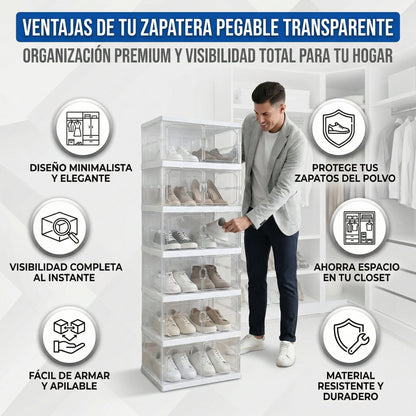 ShoesMax Zapatera de 6 Niveles