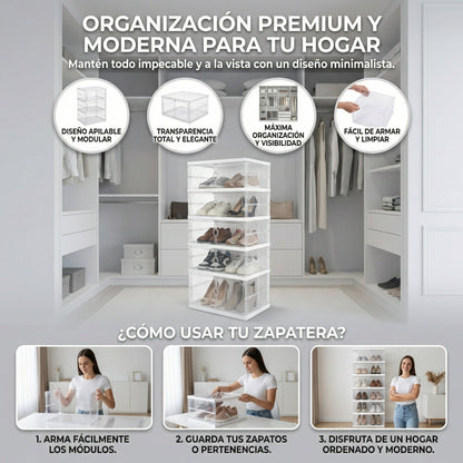 ShoesMax Zapatera de 6 Niveles