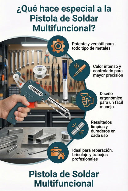 Pistola de Soldar 120W de Alta Eficiencia